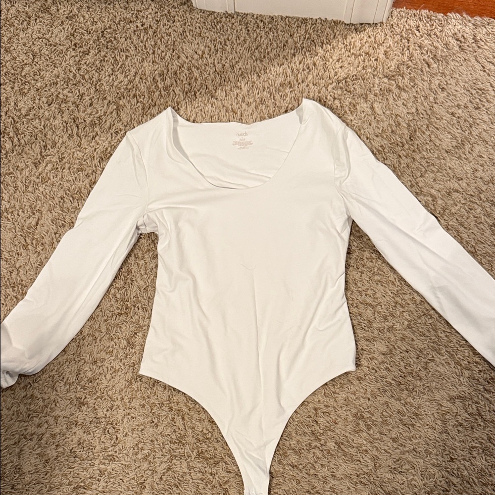 Nuuds Cream Long Sleeve Top